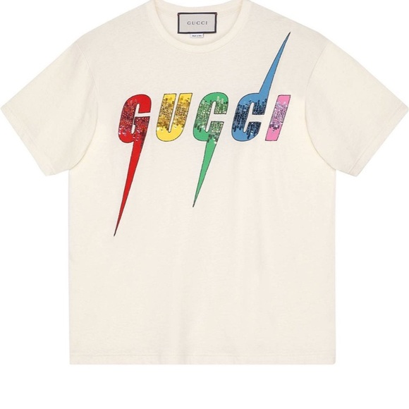 gucci sequin tee